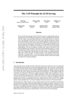 The CAP Principle for LLM Serving: A Survey of Long-Context Large
  Language Model Serving