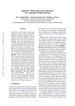 MapCoder: Multi-Agent Code Generation for Competitive Problem Solving