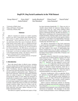 DogFLW: Dog Facial Landmarks in the Wild Dataset