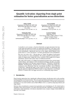 Quantile Activation: Correcting a Failure Mode of ML Models