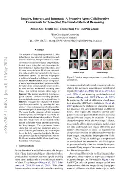 Inquire, Interact, and Integrate: A Proactive Agent Collaborative
  Framework for Zero-Shot Multimodal Medical Reasoning
