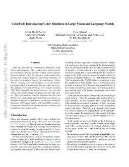 ColorFoil: Investigating Color Blindness in Large Vision and Language Models