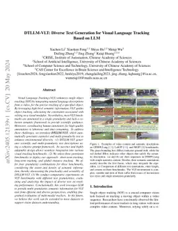 DTLLM-VLT: Diverse Text Generation for Visual Language Tracking Based on
  LLM