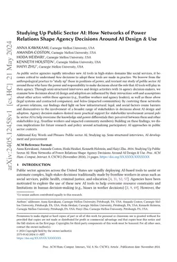 Studying Up Public Sector AI: How Networks of Power Relations Shape
  Agency Decisions Around AI Design and Use