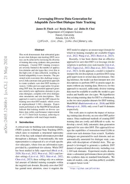Diverse and Effective Synthetic Data Generation for Adaptable Zero-Shot
  Dialogue State Tracking