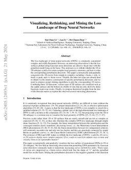 Visualizing, Rethinking, and Mining the Loss Landscape of Deep Neural Networks