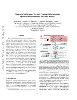 Nearest is Not Dearest: Towards Practical Defense against
  Quantization-conditioned Backdoor Attacks