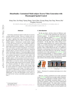 DisenStudio: Customized Multi-subject Text-to-Video Generation with
  Disentangled Spatial Control