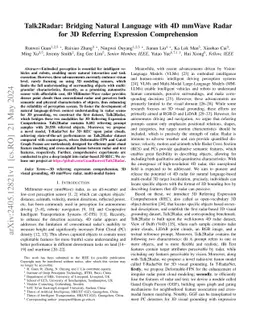 Talk2Radar: Bridging Natural Language with 4D mmWave Radar for 3D Referring Expression Comprehension