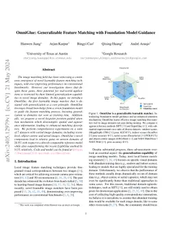 OmniGlue: Generalizable Feature Matching with Foundation Model Guidance