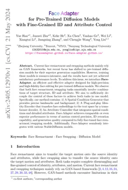 Face Adapter for Pre-Trained Diffusion Models with Fine-Grained ID and
  Attribute Control