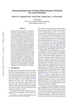 Enhancing Dialogue State Tracking Models through LLM-backed User-Agents
  Simulation