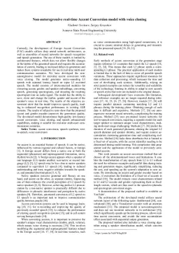 Non-autoregressive real-time Accent Conversion model with voice cloning