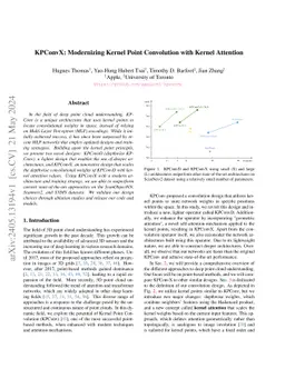 KPConvX: Modernizing Kernel Point Convolution with Kernel Attention