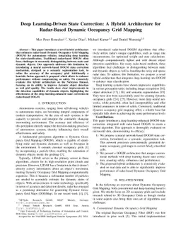 Deep Learning-Driven State Correction: A Hybrid Architecture for
  Radar-Based Dynamic Occupancy Grid Mapping