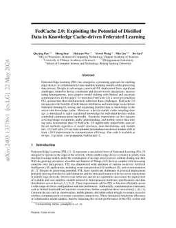 FedCache 2.0: Exploiting the Potential of Distilled Data in Knowledge
  Cache-driven Federated Learning