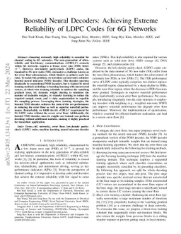 Boosted Neural Decoders: Achieving Extreme Reliability of LDPC Codes for
  6G Networks