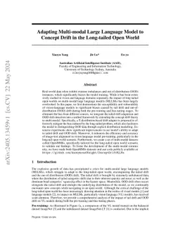 Adapting Multi-modal Large Language Model to Concept Drift From Pre-training Onwards