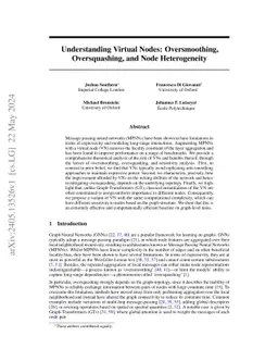 Understanding Virtual Nodes: Oversquashing and Node Heterogeneity