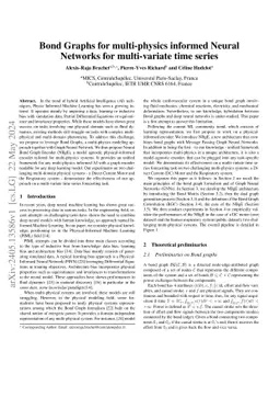Bond Graphs for multi-physics informed Neural Networks for multi-variate
  time series