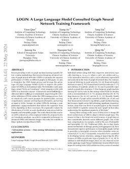 LOGIN: A Large Language Model Consulted Graph Neural Network Training
  Framework