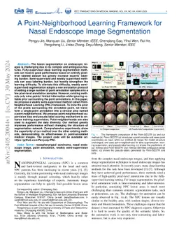 A Point-Neighborhood Learning Framework for Nasal Endoscope Image
  Segmentation