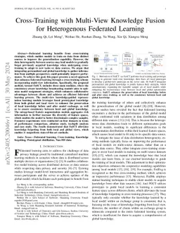 Federated Cross-Training Learners for Robust Generalization under Data Heterogeneity