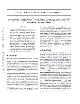 Jina CLIP: Your CLIP Model Is Also Your Text Retriever