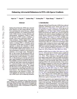 Enhancing Adversarial Robustness in SNNs with Sparse Gradients