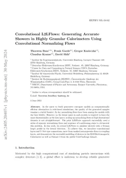 Convolutional L2LFlows: Generating Accurate Showers in Highly Granular
  Calorimeters Using Convolutional Normalizing Flows