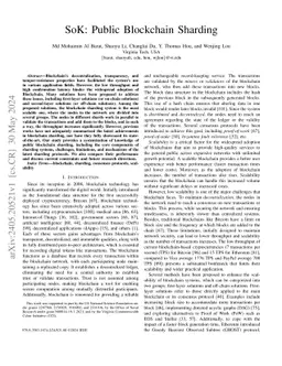 SoK: Public Blockchain Sharding