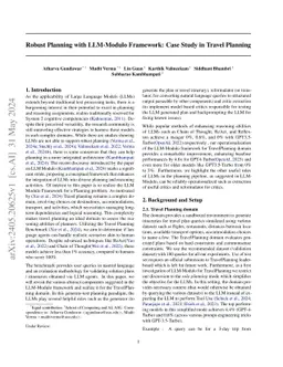 Robust Planning with LLM-Modulo Framework: Case Study in Travel Planning