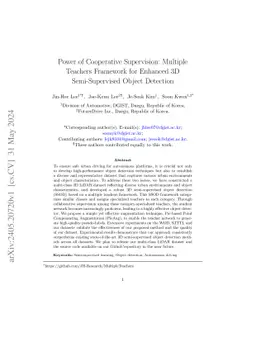 Power of Cooperative Supervision: Multiple Teachers Framework for
  Enhanced 3D Semi-Supervised Object Detection