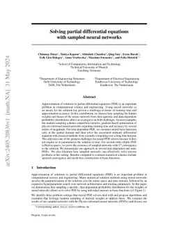 Fast training of accurate physics-informed neural networks without gradient descent