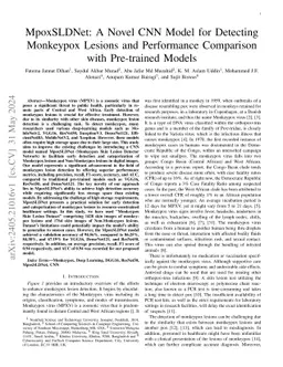MpoxSLDNet: A Novel CNN Model for Detecting Monkeypox Lesions and Performance Comparison with Pre-trained Models