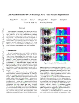 3rd Place Solution for PVUW Challenge 2024: Video Panoptic Segmentation