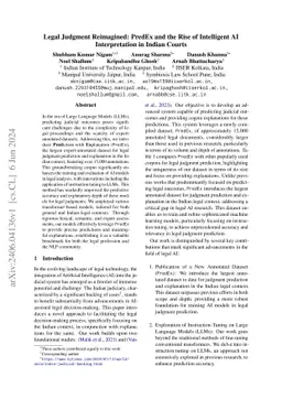 Legal Judgment Reimagined: PredEx and the Rise of Intelligent AI
  Interpretation in Indian Courts