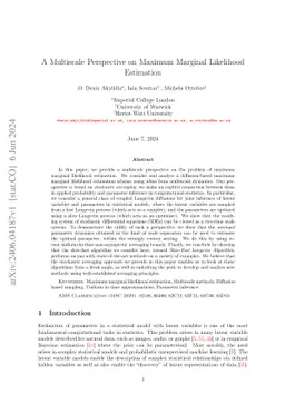 A Multiscale Perspective on Maximum Marginal Likelihood Estimation