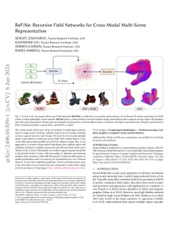 ReFiNe: Recursive Field Networks for Cross-modal Multi-scene
  Representation