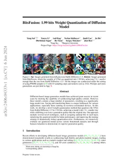 BitsFusion: 1.99 bits Weight Quantization of Diffusion Model