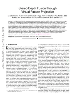 Active Stereo in the Wild through Virtual Pattern Projection