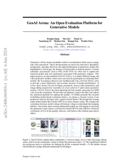 GenAI Arena: An Open Evaluation Platform for Generative Models