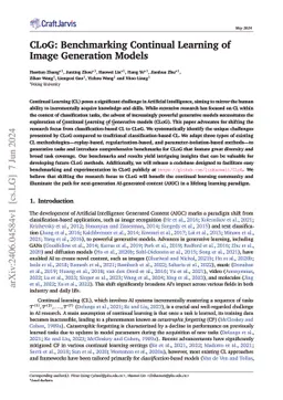 CLoG: Benchmarking Continual Learning of Image Generation Models