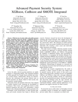 Advanced Payment Security System:XGBoost, LightGBM and SMOTE Integrated
