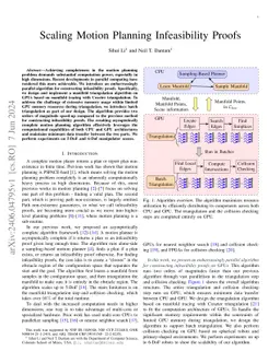 Scaling Motion Planning Infeasibility Proofs