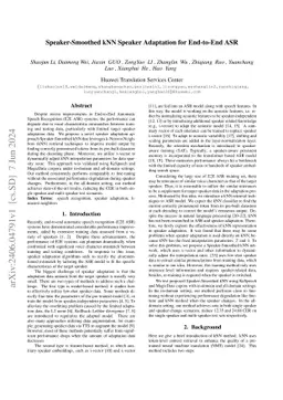 Speaker-Smoothed kNN Speaker Adaptation for End-to-End ASR