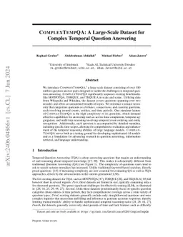 ComplexTempQA:A 100m Dataset for Complex Temporal Question Answering