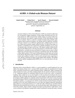 AGBD: A Global-scale Biomass Dataset