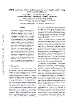 CHIQ: Contextual History Enhancement for Improving Query Rewriting in
  Conversational Search