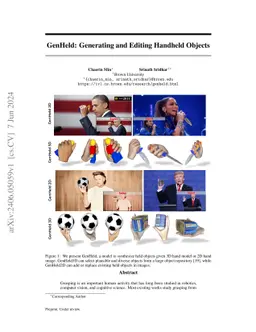 GenHeld: Generating and Editing Handheld Objects